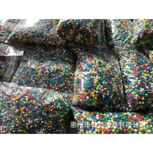 Hui Zhou Jianqiao - Accessoires de pêche - Pointes de perles colorées - Forme de boule en plastique - Accessoires de fixation de ligne de pêche - 10000 pièces - Product Image 1