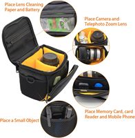 Étui pour appareil photo FOSOTO Compatible avec Alpha a6000 A6300 HX400 Power Shot SX420 SX530 M5 M100 Coolpix L340 B500 L330