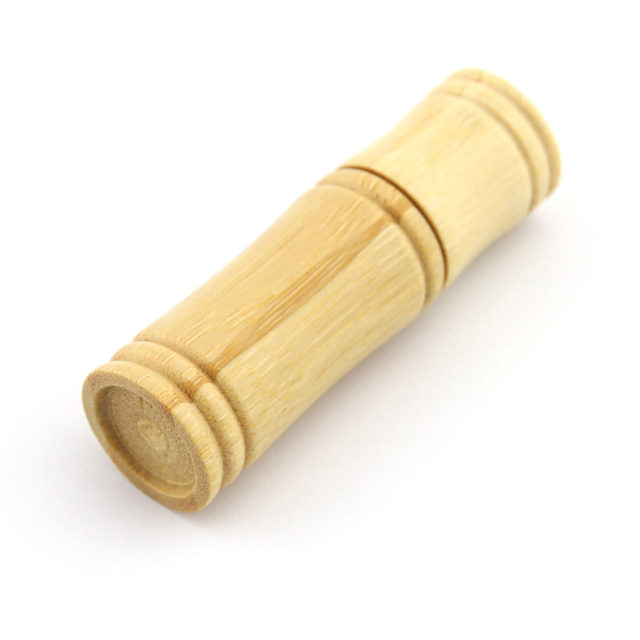 GAI-006 Real Capacity Wooden Bamboo Pipe Shape USB Flash Drive 16GB