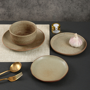 2025Modern Unique <b>Speckle</b> Glazed Stoneware Decorative Table Ware Dishes Plates <b>Dinnerware</b> <b>Sets</b> Wholesale Ceramic Dinner <b>Set</b> - Product Image 4