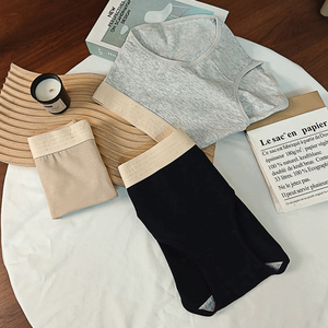 Chất Lượng Cao Hàng Ngày Dệt Kim Hipster Của Phụ Nữ Quần Lót Giữa Tầng Tóm Tắt Thoáng Khí Tinh Khiết Cotton Nữ Liền Mạch Knickers - Product Image 5