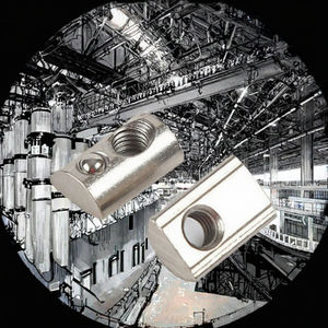 Écrous cylindriques en acier inoxydable zingué NXF UNS S31008 ASTM A403 310S/0Cr25Ni20/1.4845 M10 - Product Image 3