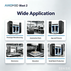 Imprimante 3D industrielle AXIOM3D Blast 2, imprimante 3D grand format FFF, haute précision, impression 3D PEEK, nivellement automatique, WiFi, USB - Product Image 5