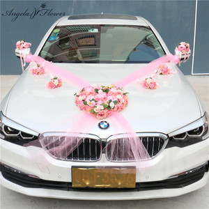Di nozze FAI da TE decor maniglia della porta auto fiore bouquet di fiori mano <span class=keywords><strong>accessori</strong></span> - Product Image 6