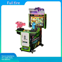Machine de jeu de tir de simulation intérieure pour enfants Anime City, 47 pouces, double pistolet, Alien Big Battle, pleine puissance de tir, en métal