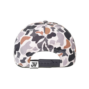 Corde personnalisée populaire à motif de camouflage personnalisé à séchage rapide à 5 panneaux sous le logo de broderie latérale du panneau avant petite étiquette à côté de la boucle - Product Image 2