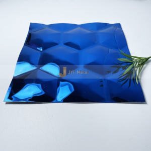 Tôle en acier inoxydable M190 JIS 304 0,5-0,8 mm 1219*3048 mm, finition décorative couleur n°4, épaisseur personnalisable JYFMETAL - Product Image 3