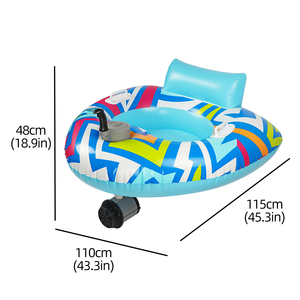 Tùy chỉnh PVC cơ giới <span class=keywords><strong>Battery</strong></span> Powered Hồ bơi bơm hơi Float cho Kid Inflatable cơ giới hồ bơi Float - Product Image 4