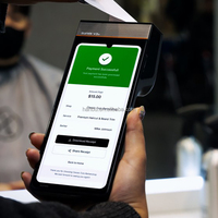 Terminal de point de vente mobile Android intelligent SUNMI V3e, machine de point de vente portable Bluetooth avec cordon pour les petites entreprises