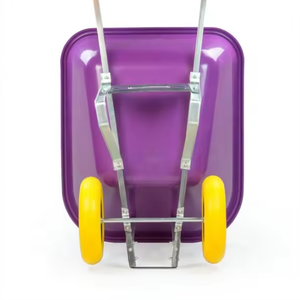 Estilo europeu Heavy Duty Handle Carrinho De Mão WB9600 200L Bandeja Plástica Industrial Jardim Uso Ferramentas De Construção Popular - Product Image 4