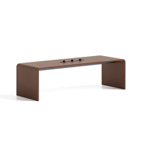 Mobilier de bureau commercial moderne Table de réunion Table de réunion pour plusieurs personnes Bureau Table de conférence et ensemble de chaises
