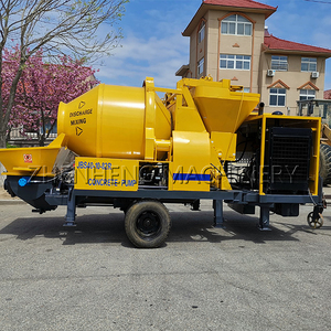 Piccolo Mini portatile Diesel idraulico Mobile <span class=keywords><strong>betoniera</strong></span> con <span class=keywords><strong>motore</strong></span> Weichai e pompa cuscinetto ad alta efficienza - Product Image 6