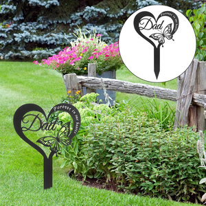 GG - Adorno Conmemorativo Personalizado para Mascotas, de Acero, Impermeable, Estilo Art Deco y Tradicional, Forma <span class=keywords><strong>Irregular</strong></span>, para Jardín, Exteriores y Cementerio - Product Image 4