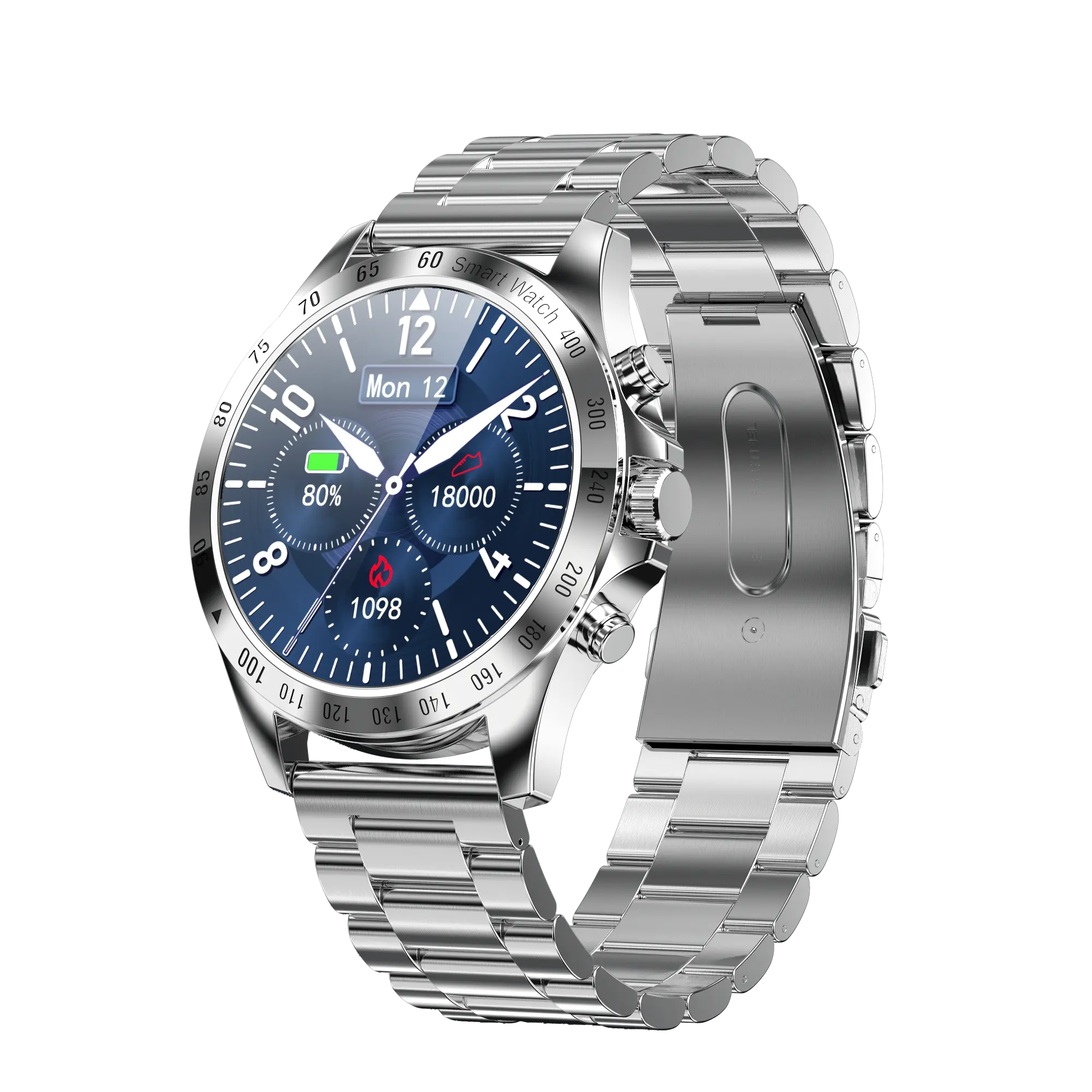 최고의 품질 도매 BT5.0 lcoo 1.28 인치 터치 스크린 저렴한 여성 남성 스마트 시계 시계