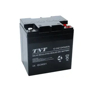 Batterie au plomb, 12v, 24ah, li, avec zircon, pour cycle profond, accumulateur vrla, vente en ligne