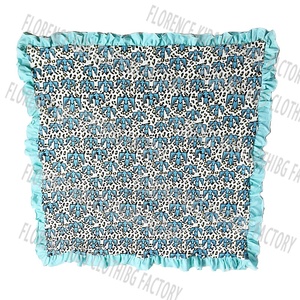 DH ODM Manta de <span class=keywords><strong>bebe</strong></span> mode à volants personnalisés filles bébé couvertures pour nouveau-nés - Product Image 2