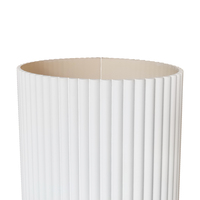 Apprêt blanc peignant les panneaux de recourbement flexibles pour le panneau décoratif de mur de MDF de la vague 3D