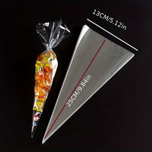 24 Inch Side Gusset <b>Bags</b> Disposable Thickened Non-Slip Anti-Burst Gravure Printed PE for Baking Decorating Desserts Cakes - Product Image 2