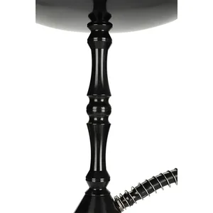 NOUVEAU Chicha <span class=keywords><strong>Wookah</strong></span> avec base en verre grande taille, avec boîte cadeau, chargeur et 4 embouts pour tuyau, noire - Product Image 3