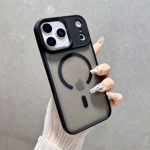 เคสโทรศัพท์กันกระแทกแม่เหล็กสุดหรู พร้อมเลนส์ป้องกันกล้อง สำหรับ iPhone 12 13 14 15 16 17 Pro air เคสแม่เหล็กกันกระแทก - Product Image 4