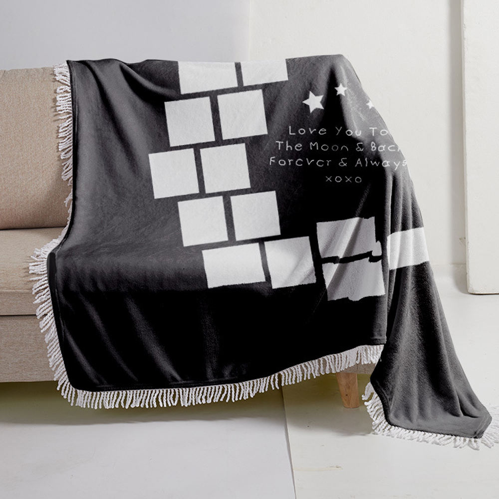 Moon with white tassels style 2