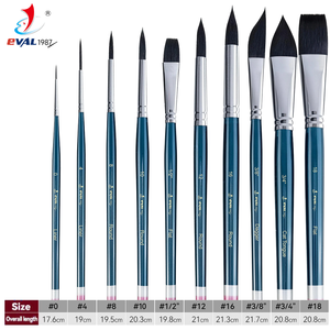 Nuevo Juego <span class=keywords><strong>de</strong></span> 10 Pinceles <span class=keywords><strong>de</strong></span> Acuarela Profesionales para Artistas, Pinceles para Acuarela, Acrílico, Tinta, Gouache, Tempera - Product Image 6