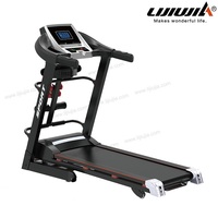 Tapis de course pliable hydraulique professionnel pour usage domestique avec inclinaison automatique, moteur AC, application Bluetooth et fonction de massage pour salle de sport à domicile