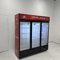 Réfrigérateur Commercial Vertical Grande Capacité à Refroidissement Ventilateur pour Boissons, Bière, Cola – Vitrine Réfrigérée pour Supermarché