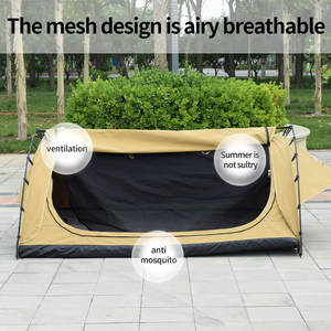 Tienda de Campaña Tipo Swag Portátil para 2 Personas, para Campamento, Viajes al Aire Libre, Tienda de Campaña Doble Grande para Parejas en Venta - Product Image 4