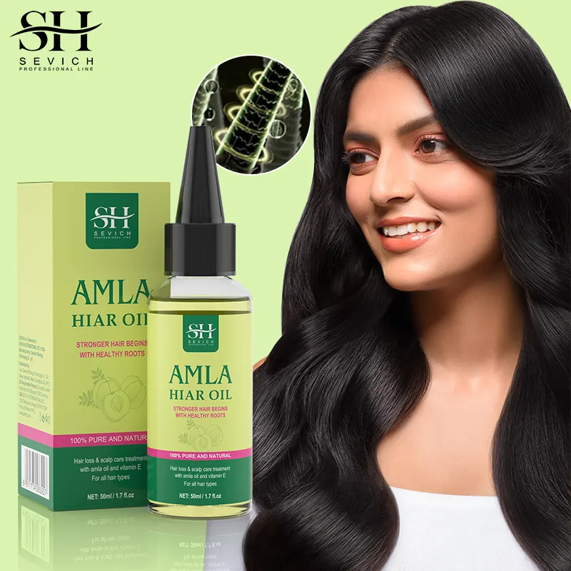 प्राकृतिक कार्बनिक हर्बल भारतीय आंवला बाल तेल खोपड़ी हाइड्रेशन मॉइस्चराइजिंग बालों के उपचार विकास तेल उत्पाद