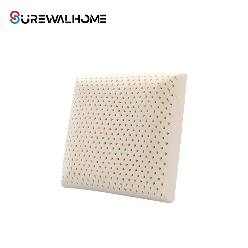 SUREWALHOME Talalay Natural Latex Pillow Comfortable Support Bed Pillow Relieve Pressure Latex Pillow for Back and Side Sleepers