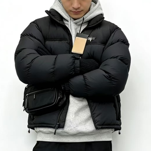 Nouvelle Veste d'hiver 2025 pour femme, de créateur, coupe courte, col montant, matelassée, haute qualité, vente en gros - Product Image 2