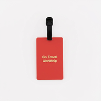 Étiquette de bagage en PVC à motif de lettres de dessin animé, vente en gros, étiquette créative pour avion, sangle pour carte d'embarquement, Fujian Chine