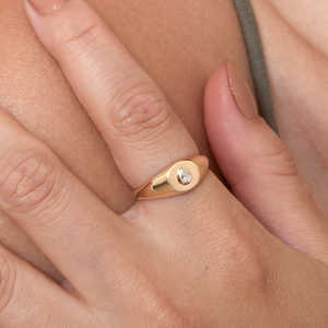 Anillo de Latón Xinyun con Diamantes, Exquisito Anillo Chapado en <span class=keywords><strong>Oro</strong></span> para Mujer - Product Image 4