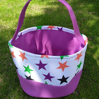 Sublimation Citrouille Trick Or Treat Tote Bags Pâques Vacances Décor Halloween Bonbons Panier Goodie Sacs Pour Bonbons