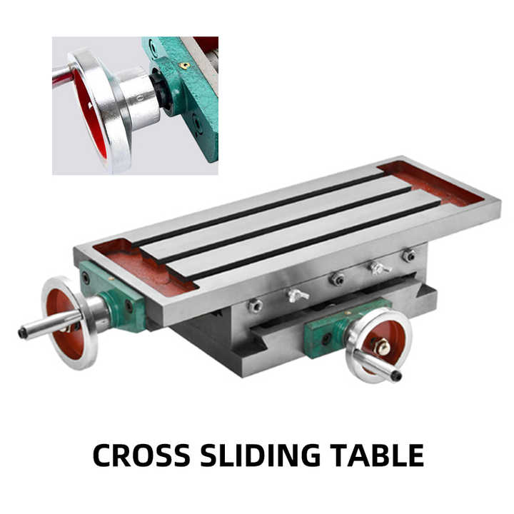 【希少】INOUT「Cross Table」 Cross Table Drill Screw Manual Precision Sliding Table Module High