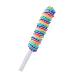 <b>Polymer</b> Clay Candy Twist Beads For Diy Crafts And Phone Case Decorations - Product Image 5
