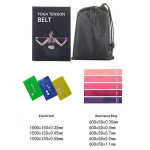 Bandes de résistance TPE pour yoga, fitness et étirements, résistantes, multi-niveaux de résistance pour l'entraînement musculaire, la <span class=keywords><strong>musculation</strong></span>, haute élasticité - Product Image 5