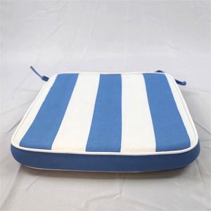 Diseño moderno, rayas blancas y azules, reciclado, impermeable, antipolvo, ácaros, asiento, cojín, silla relajante, cojín para uso diario - Product Image 5