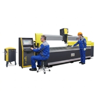 Nouvelle conception YUANLI, machine de découpe à jet d'eau CNC 3D 5 axes multifonctionnelle pour métal, pierre, verre, caoutchouc, mousse avec 380/415/220V