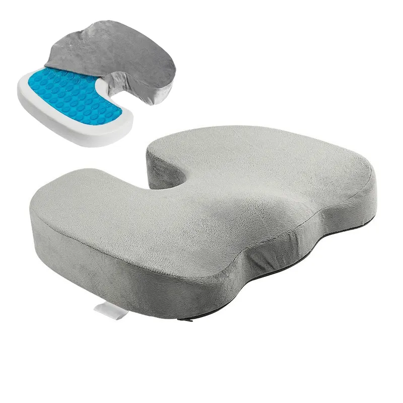 2023 nouveauté fonction mousse à mémoire de forme gel de refroidissement coussin de siège oreiller pour chaise de bureau