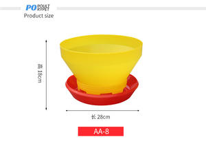 Tavuk yetiştiriciliği besleme aracı PE plastik tavuk besleyici kalınlaşma kanatlı <span class=keywords><strong>hooper</strong></span> besleyici satılık - Product Image 5