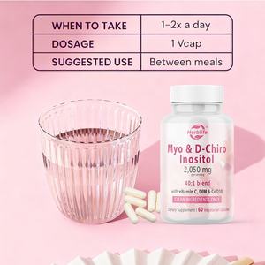 OEM ODM Hot-selling Myo-Inositol & D-Chiro Inositol for <b>Hormone</b> <b>Balance</b> for Women | Fertility, Ovarian Health & Cycle Support - Product Image 4