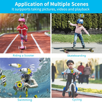 Appareil photo pour enfants d'extérieur, appareil photo étanche pour enfants et appareil photo antichoc, batterie rechargeable, appareil photo numérique