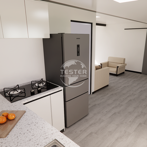 Nouvelle vie, maison-conteneur préfabriquée extensible en acier de 20 pieds, <span class=keywords><strong>appartement</strong></span> de 2 chambres, cuisine, maisons-conteneurs personnalisées, Chine - Product Image 6