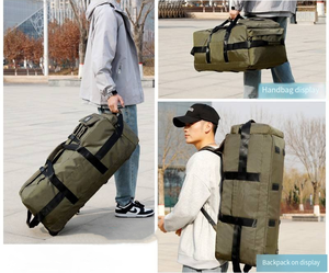 <b>Wheeled</b> Trolly Travel Roller <b>Bag</b> Waterproof Outdoor Checked Spinner Suitcase Luggage Backpack Zipper Trolley <b>Bag</b> - Product Image 6