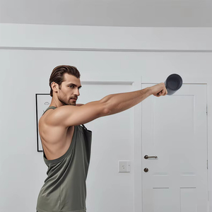 Taza de agua con peso para fitness, para fortalecer brazos y muñecas en casa, regalo, taza de agua con mancuerna de 8 kg para fitness - Product Image 2