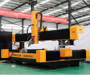 <span class=keywords><strong>Scie</strong></span> <span class=keywords><strong>à</strong></span> pont en pierre CNC 4 axes de haute qualité pour la coupe de marbre et de granit et la sculpture en pierre au Costa Rica - Product Image 2