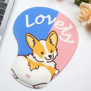 Tapis de souris Kawaii Anime avec support de poignet, <span class=keywords><strong>repose</strong></span>-main antidérapant en silicone, dessin animé 3D, mignon, pour <span class=keywords><strong>PC</strong></span>, ordinateur portable, jeu vidéo - Product Image 2