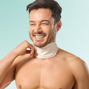 Compresse réutilisable à l'huile de ricin pour le cou, enveloppement doux pour la thyroïde, en coton, ajustement confortable - Product Image 4